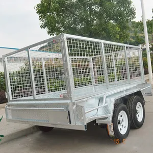 tandem axle 10*5 fully weld utility car trailer for sale