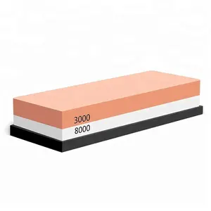 Professional Whetstone 2 IN 1 Sharpening Stone 3000/8000 Grit, Water stone Knife Sharpener