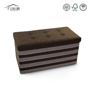 Moderna mesa de café espuma almacenamiento PUF reposapiés cubo asiento Otomano - Product Image 2