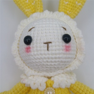 Decorazione per Cameretta, Giocattolo Organico all'Uncinetto per Neonati, Bambola Imbottita, Coniglietto Pasquale Amigurumi - Product Image 5