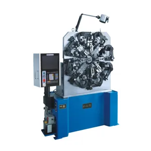 Máquina de fabricación de muelles automática CNC de 4 ejes, máquina de percha giratoria de alambre, máquina de fabricación de ganchos