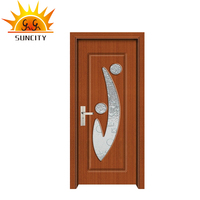 Portes et fenêtres en bois massif et PVC de style américain moderne avec surface finie, accessoires de haute qualité, étanches, garantie 5 ans