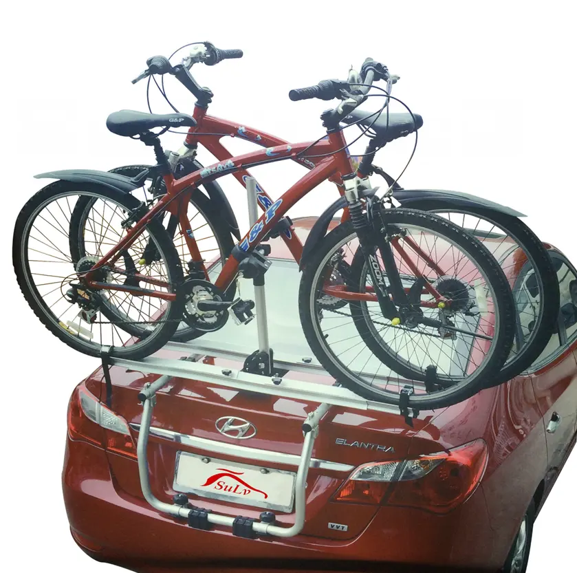 Hitch Mount Fold Down Steel Rear Bike Rack luggage tray bike carrier