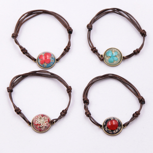 Charm Hawaiian Vriendschap dames sieraden bangle sex, Gevlochten Koord Touw Knoop bloem Armband - Product Image 5
