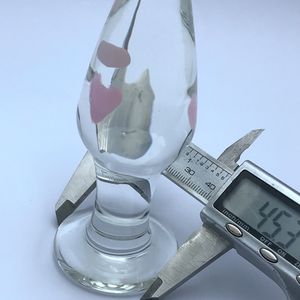 Dildos réalistes en verre borosilicate transparent, plug <span class=keywords><strong>anal</strong></span>, jouets sexuels pour adultes pour la masturbation féminine, massage du vagin, marque YFSJ - Product Image 5
