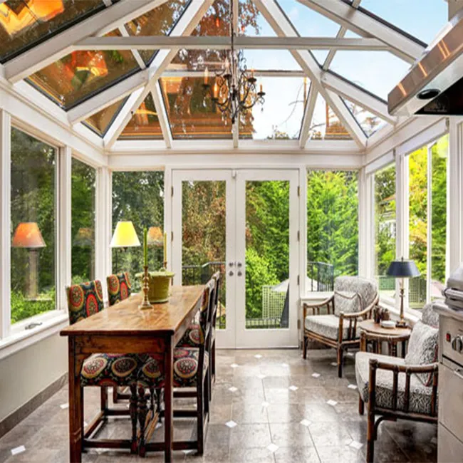 Glass Sun Room House Garden Conservatory Winter Garden /Aluminum Villa Sunroom and Winter Garden Room