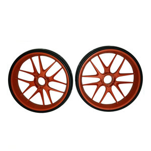 Roues de <span class=keywords><strong>chariot</strong></span> de <span class=keywords><strong>golf</strong></span> en plastique de style nouveau, 9,5 pouces - Product Image 3