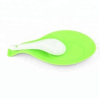 Repose-cuillères en silicone de qualité alimentaire coloré