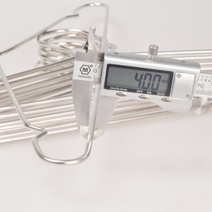 16.5 Inch Inspiring Stainless Steel Metal <strong>Wire</strong> Hangers 4mm Thickness Strong Clothes Organizer <strong>Rack</strong> &amp; Rails - Product Image 3