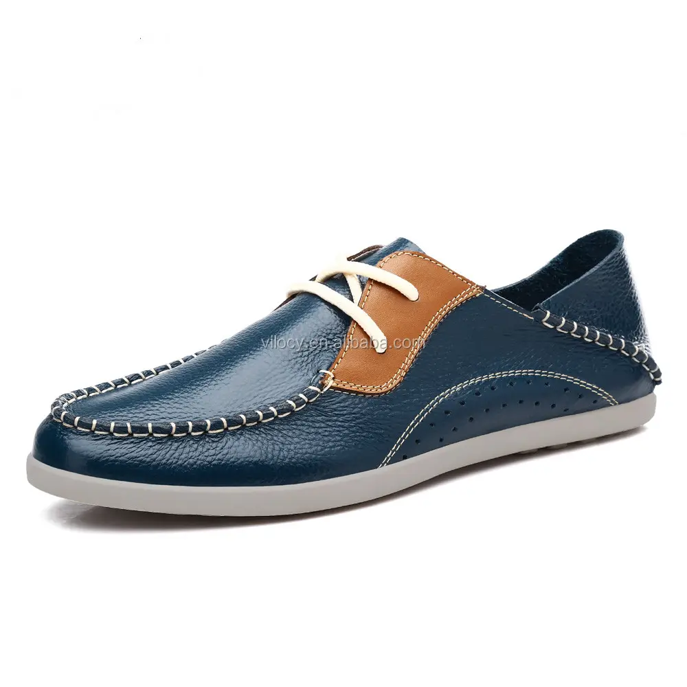 Wholesale Fashion Genuine Leather Upper Business Casual Classic Gentleman Shoes