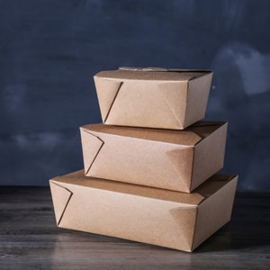 Kraft Degradabile <span class=keywords><strong>Cibo</strong></span> da Asporto Scatola di Bio - Product Image 2
