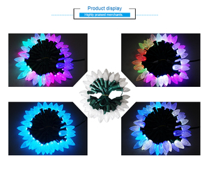 ไฟ LED พิกเซล Ws2811/ws2812 C7 C9 สำหรับตกแต่งต้นคริสต์มาส ไฟ LED สำหรับเทศกาล - Product Image 4
