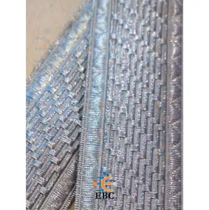 OEM Silver Uniform Braid Tape Wholesale Uniform Braid Trim Decorative Trim Ribbon Lace for Jacket Tunic Trousers Fashion