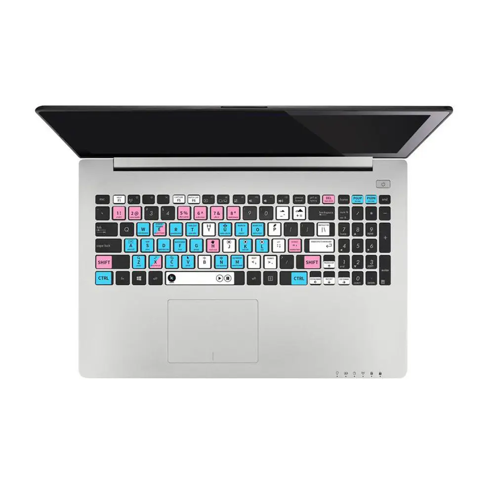 Adesivo de vinil para teclado, adesivo de mármore rosa e vinil para mac book 11 12 13 3m