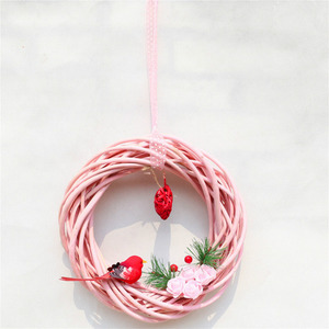 Couronne de saule en rotin, artisanat tissé, décoration de noël, en bois pour la maison, 12 m - Product Image 2