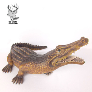 庭の装飾動物像等身大グラスファイバー象の彫刻 - Product Image 3