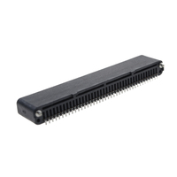 Conector de microbits BBC 40P, paso de 1,27mm, tarjeta de borde 40P, montaje en superficie Vertical, tipo B, negro