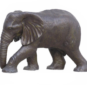 Vendita Calda Life-size Piedi Bronzo Elephant Statue per la Decorazione del Giardino - Product Image 1