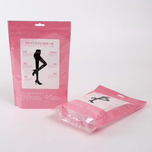 Impresión de plástico con <span class=keywords><strong>cierre</strong></span> hermético ropa interior bolsa de embalaje de plástico transparente ropa interior bolsa - Product Image 5