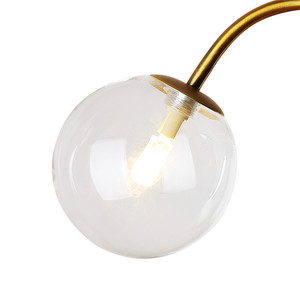 Décoration de la maison Éclairage Moderne D'intérieur Clair <span class=keywords><strong>Globe</strong></span> En <span class=keywords><strong>Verre</strong></span> <span class=keywords><strong>Applique</strong></span> Murale Lampe - Product Image 2