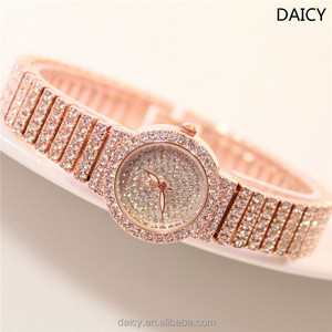 DAICY High End Unique Design Round <strong>Bling</strong> <strong>Bling</strong> Full Diamond <strong>Lady</strong> <strong>Watch</strong> - Product Image 2