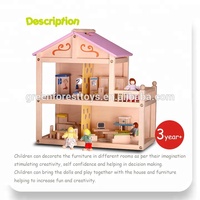Jouet de bébé, poupée pour garçons, grande maison en bois