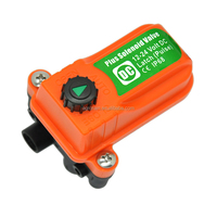 Vanne solénoïde en plastique de type T de 1,5 et 2 pouces, vanne de commande hydraulique, 24 V CC, à verrouillage. Trois voies, normalement fermé