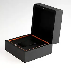 Luxury Custom High Glossy Single Wooden Men Watch Boxes,Watch Packaging Box With Custom Logo