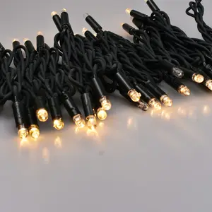 230V Holiday Party Wedding Deco 10m 100 Bulbs White Rubber LED Christmas Light String outdoor