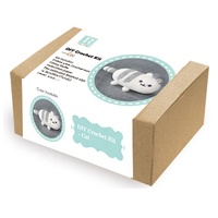 Mignon faites-le vous-même amigurumi animal chat bricolage tricot crochet kit