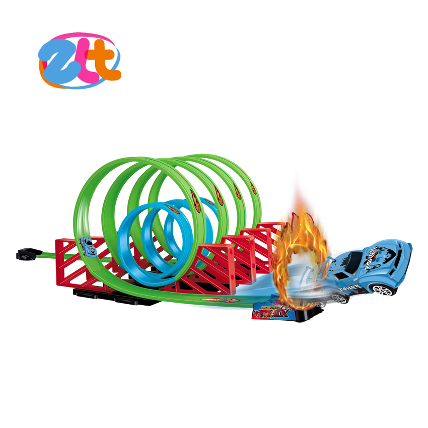 Красочный детский набор пластиковых игрушечных треков