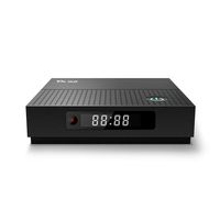 جهاز تلفاز ذكي TANIX TX92 مع معالج Amlogic S912 ثماني النواة، نظام أندرويد 7.1، ذاكرة وصول عشوائي 3 جيجابايت، ذاكرة تخزين 32 جيجابايت، واي فاي مزدوج 5 جيجاهرتز، منفذ شبكة جيجابت، دعم DLNA وMiracast، دقة 4K UHD، بلوتوث