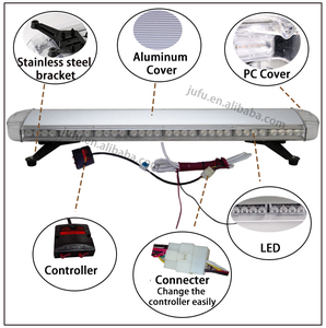 12/24V 37.8inch 72led Màu Đỏ màu xanh hổ phách khẩn cấp nhấp nháy cảnh báo nhấp nháy ánh sáng thanh ánh sáng màu đỏ màu xanh cảnh báo ánh sáng - Product Image 6