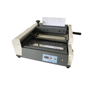 Máquina de encuadernación de papel de fusión en caliente, semiautomática, para oficina, PB-380, A4