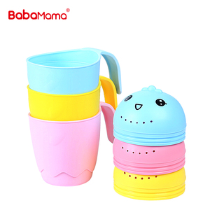 Venta caliente linda taza de ducha de baño de baño de <span class=keywords><strong>pelo</strong></span> de bebé barato redondo - Product Image 3