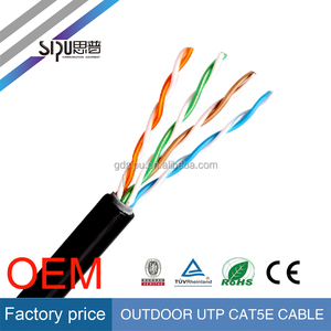 SIPU precio de fábrica 305 <span class=keywords><strong>m</strong></span> 0.4 PIES CÚBICOS tipo utp cat5e cable de <span class=keywords><strong>red</strong></span> al aire libre - Product Image 6