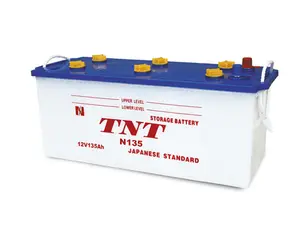 Car And Automotive Battery 12V N135 135AH Dry Charged Automotive Car Batteries For Sale