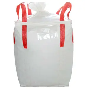 सीमेंट के लिए बड़ा बैग 1000kg 1500kg पैकिंग और चूना पाउडर, सुरक्षा कारक: 5:1