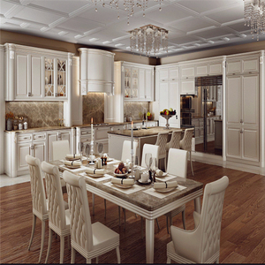 خزانات فاخرة على الطراز الكلاسيكي بمجموعات كاملة من الكرز الصلبة جاهزة للتجميع - Product Image 2