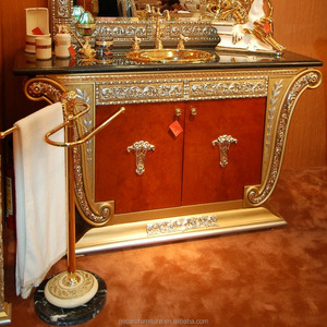 Nuovo modello di buon prezzo antico reale barocco in legno lavabo a mano per il <span class=keywords><strong>bagno</strong></span> - Product Image 2