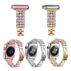 สายรัดข้อมือเพชรสำหรับ Apple <span class=keywords><strong>Watch</strong></span>, อุปกรณ์เปลี่ยนสายรัดข้อมือ - Product Image 6