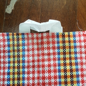 Bolsa de compras multicolor con mango troquelado, bolsas de polipropileno pp de plástico, Exportación a Perú - Product Image 4