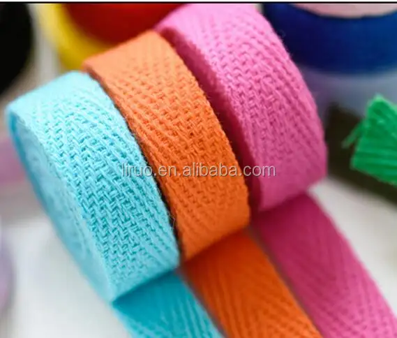 Fita adesiva de algodão colorida tecido lisa impressa
