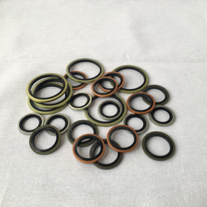 Rubber NBR +metal o ring Washer Compound Gasket Pad