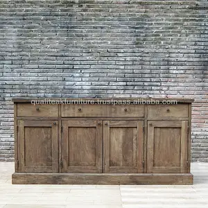 Antieke Franse Land Distress Dressoir Server