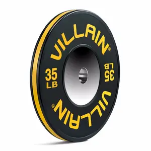 2024 Villain Weightlifting Equipment Rubber Cover Bumper Weight Plate