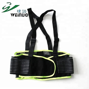 Korset pemangkas pinggang korset sakit punggung Breathable Logo kustom dengan sabuk pendukung angkat berat terbuat dari plastik - Product Image 1