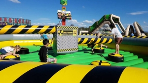 <span class=keywords><strong>Juego</strong></span> Inflable Comercial para Parques de Diversiones, <span class=keywords><strong>Juego</strong></span> Inflable Meltdown <span class=keywords><strong>Wipeout</strong></span> - Product Image 5