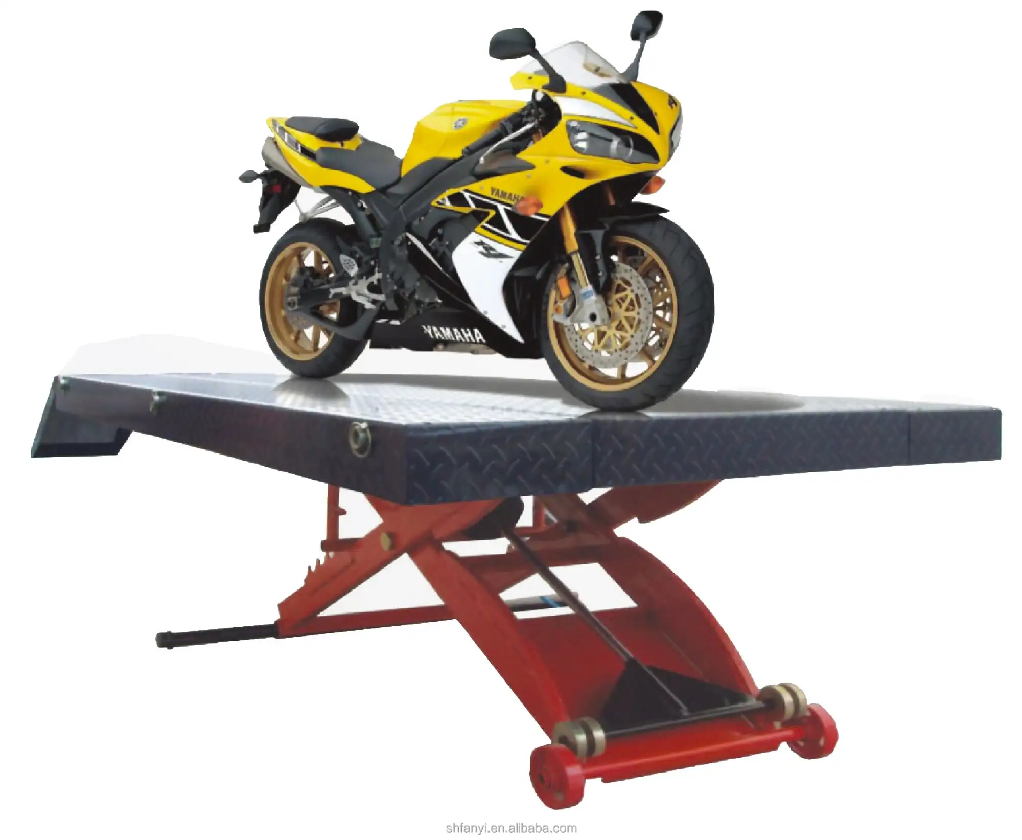โต๊ะยกรถมอเตอร์ไซด์ระบบนิวแมติก,เครื่องมือซ่อมรถ ATV ลิฟต์กรรไกรสำหรับรถจักรยานยนต์