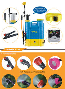 배낭 배터리 및 수동 분무기, 16L 전기 손 배낭 배터리 분무기 - Product Image 3